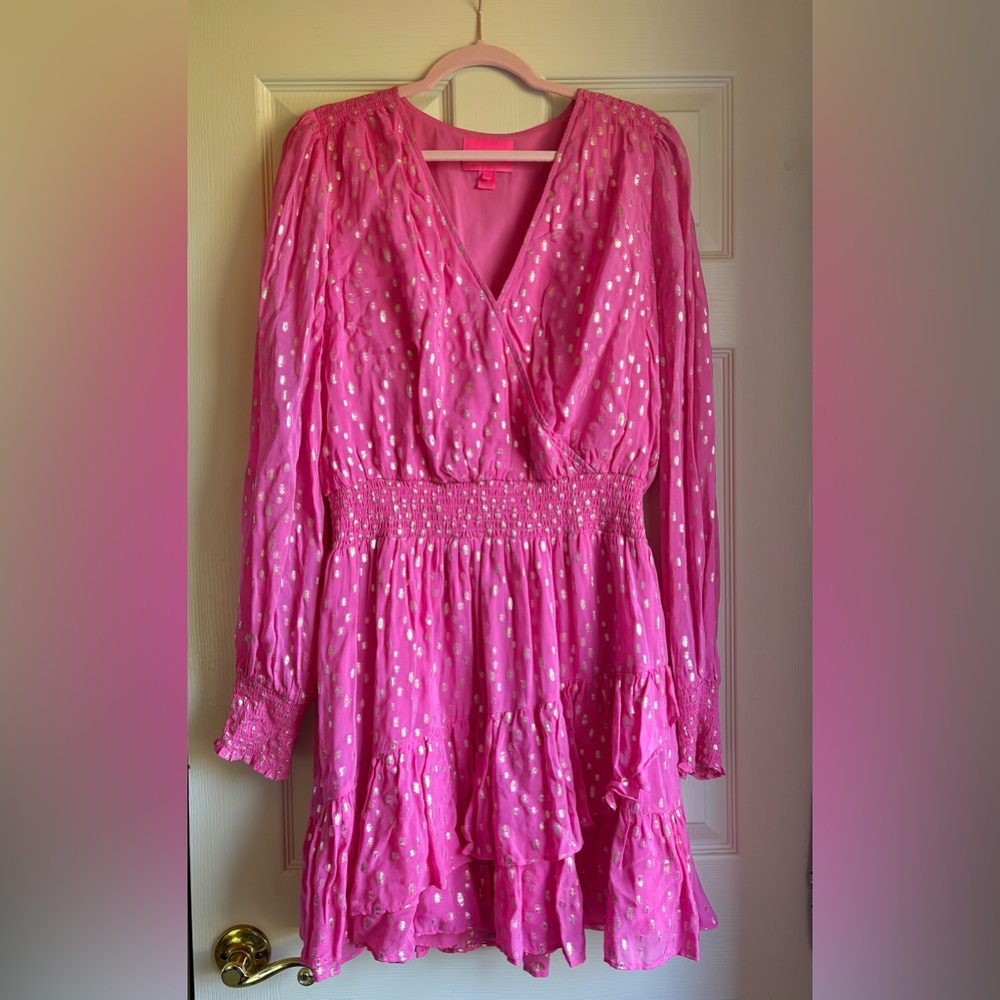 Lilly Pulitzer Cristiana Dress Aura Pink
